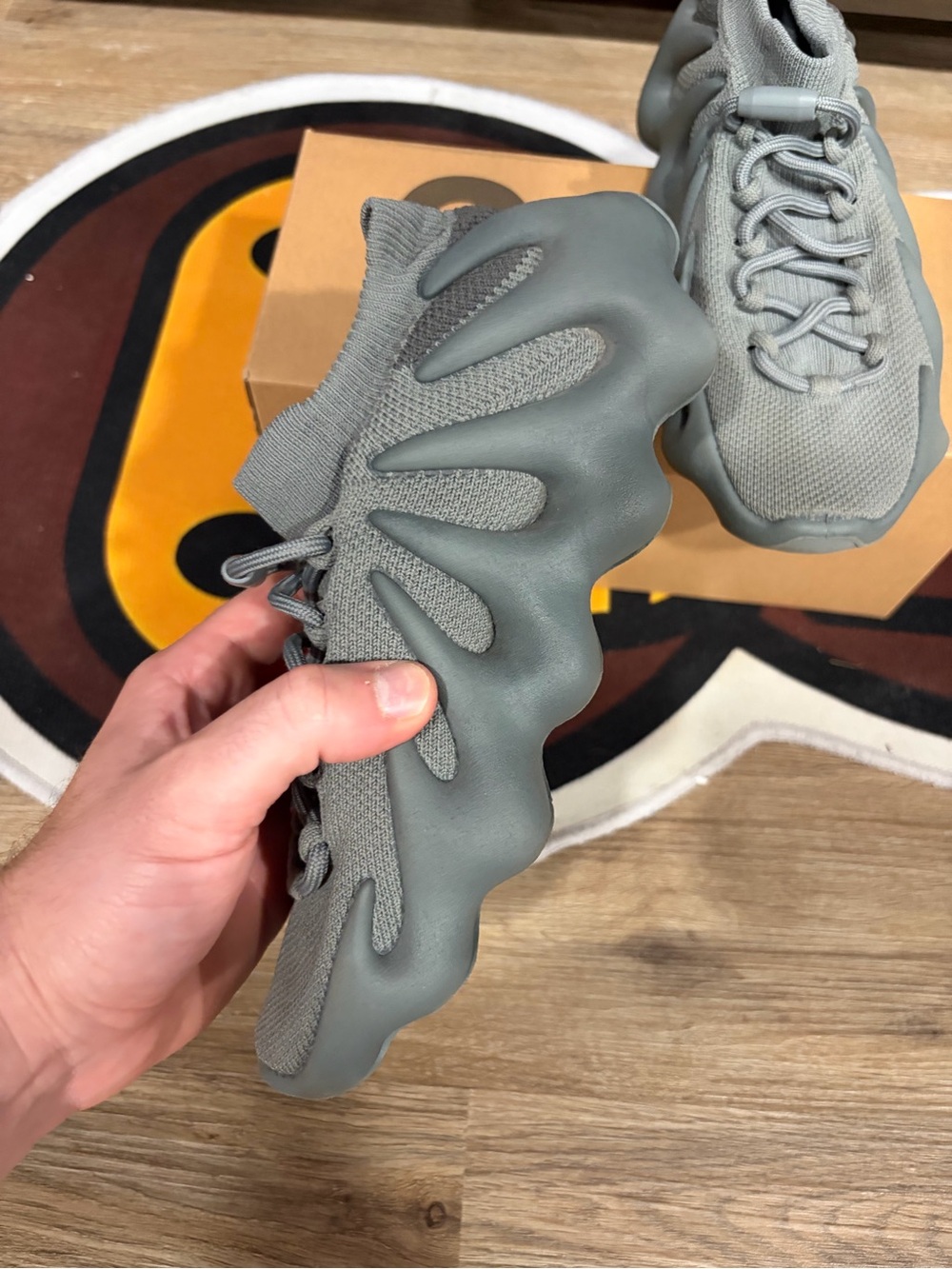 adidas Yeezy 450 Stone Grey - Picture 5 of 7